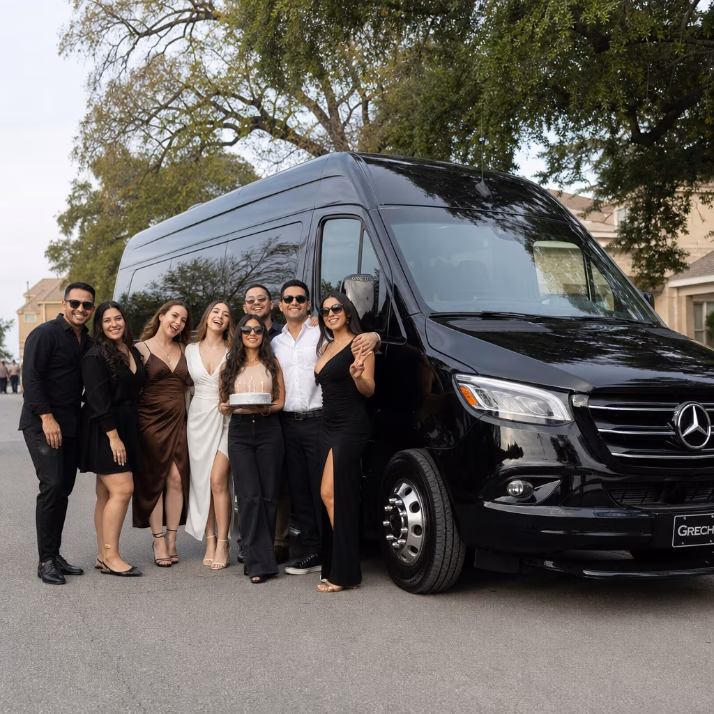 Birthday party bus