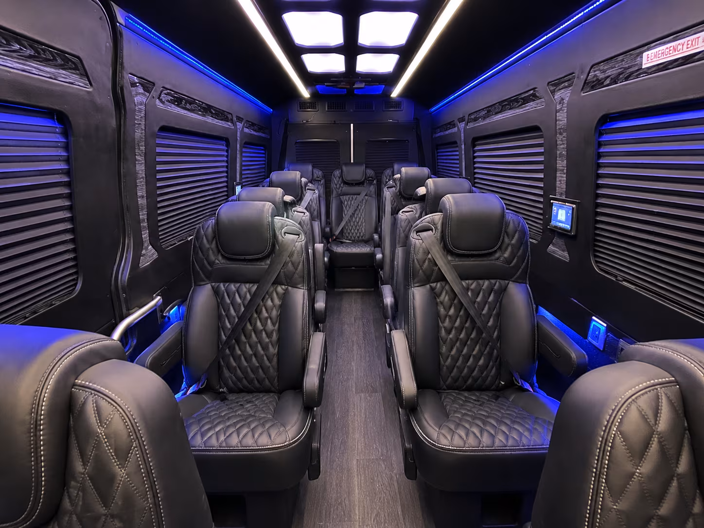 Brooklyn Airport Shuttle & Transportation onboard seating