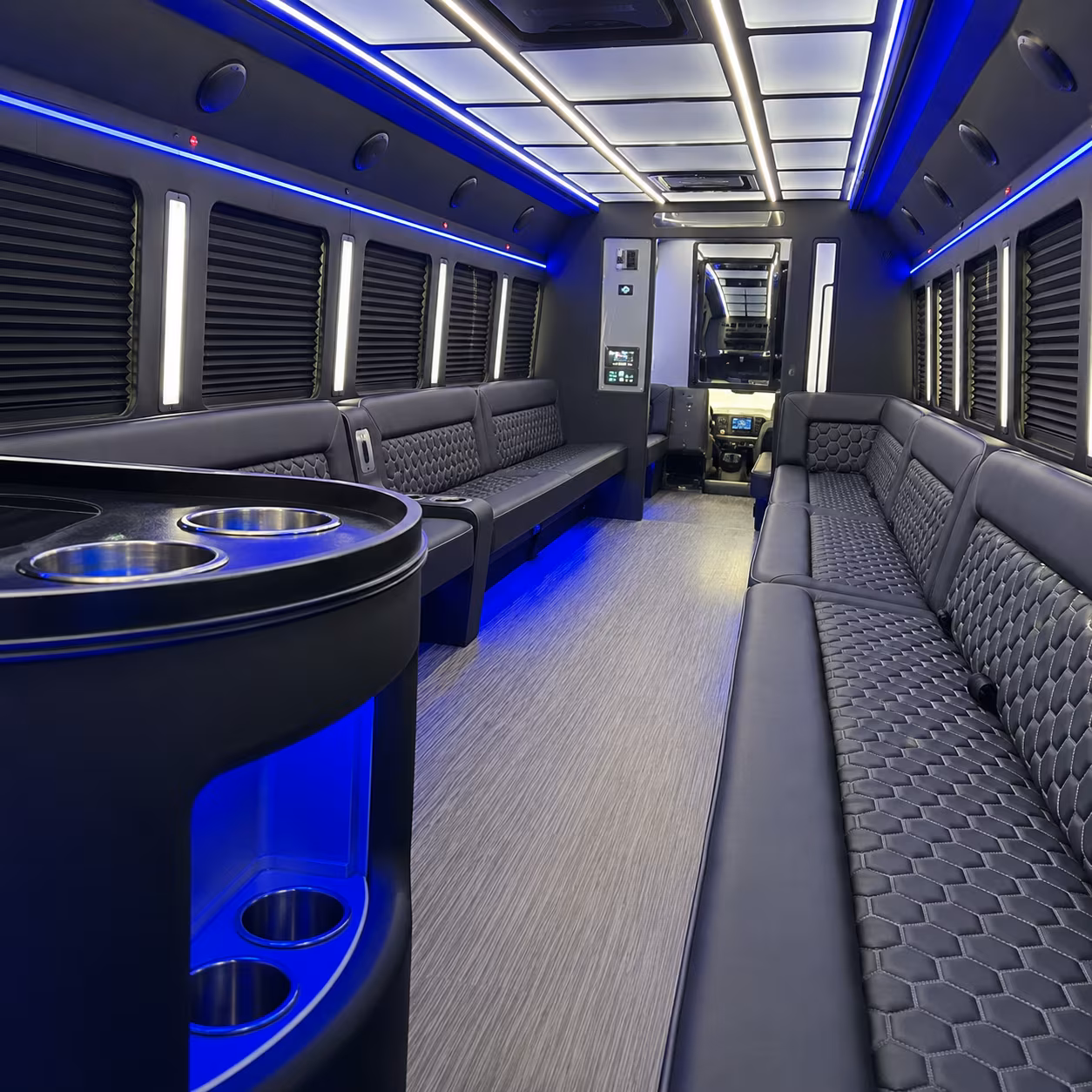 Brooklyn Bachelor & Bachelorette Transportation onboard seating