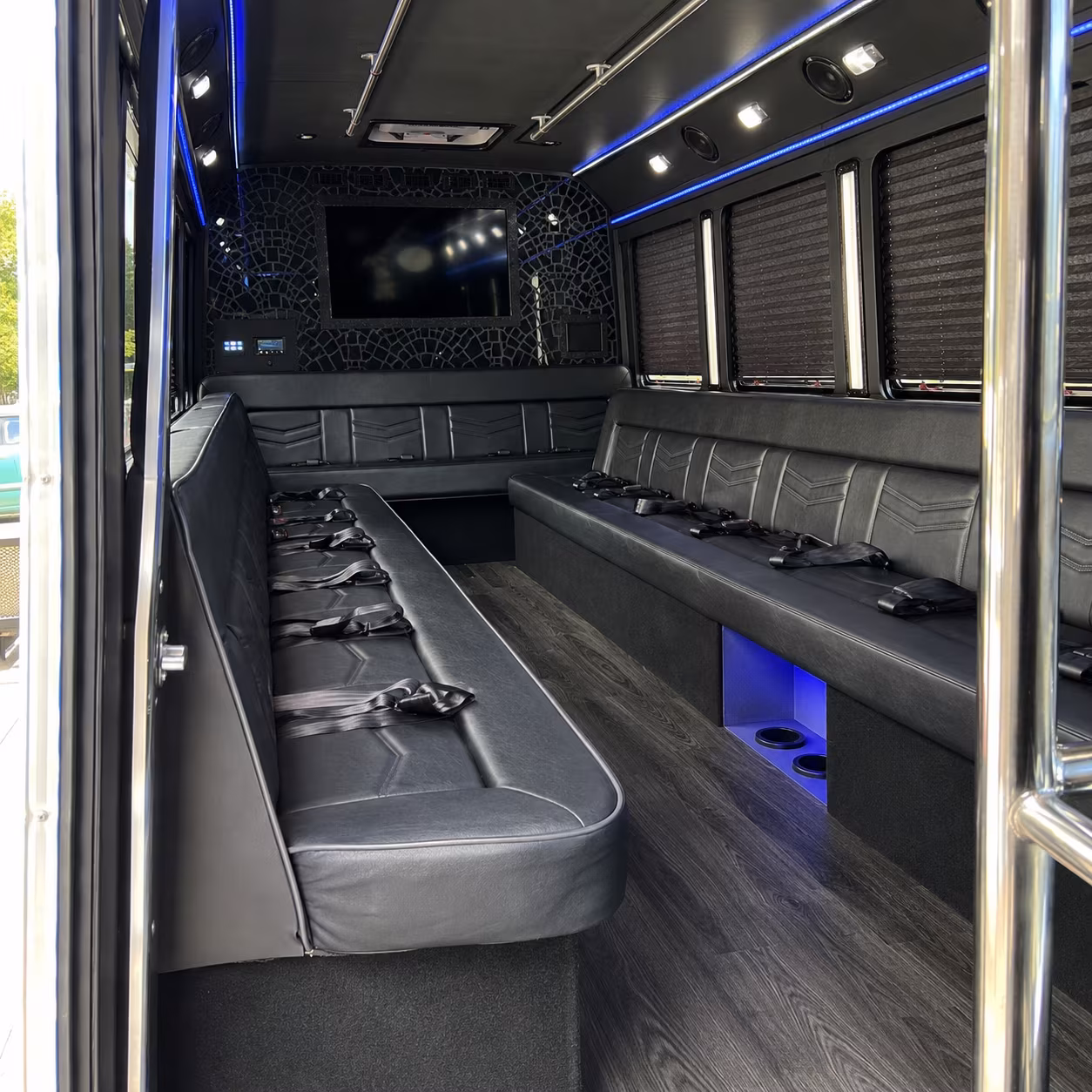 Brooklyn Bachelor & Bachelorette Transportation party bus exterior