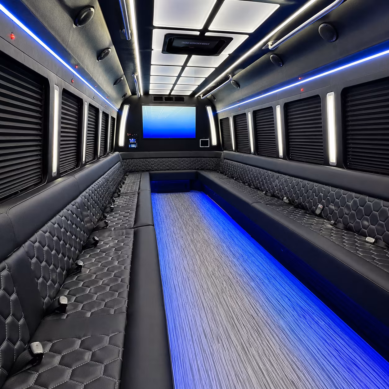Brooklyn Prom & Homecoming Transportation onboard seating