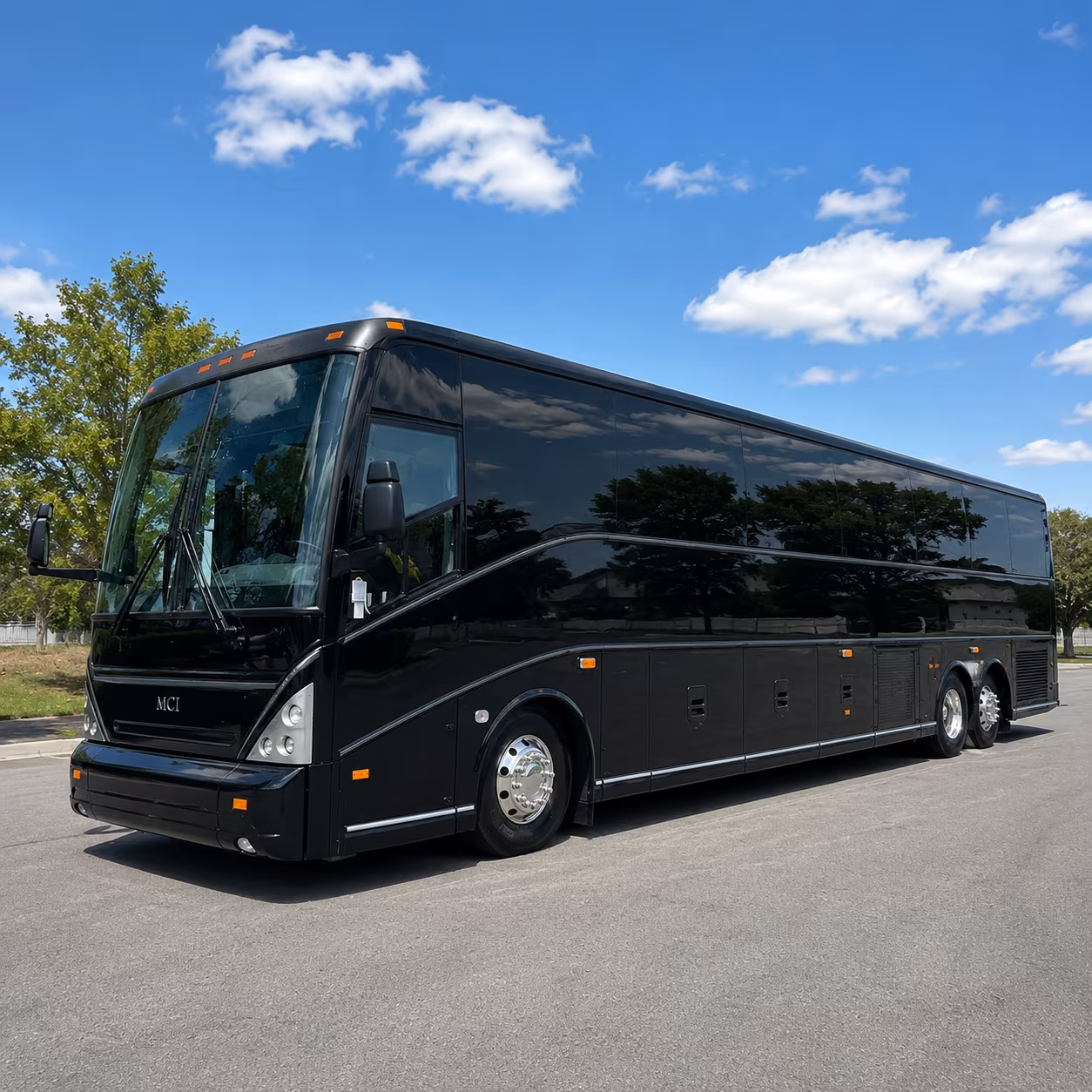 Brooklyn School Event Transportation party bus exterior