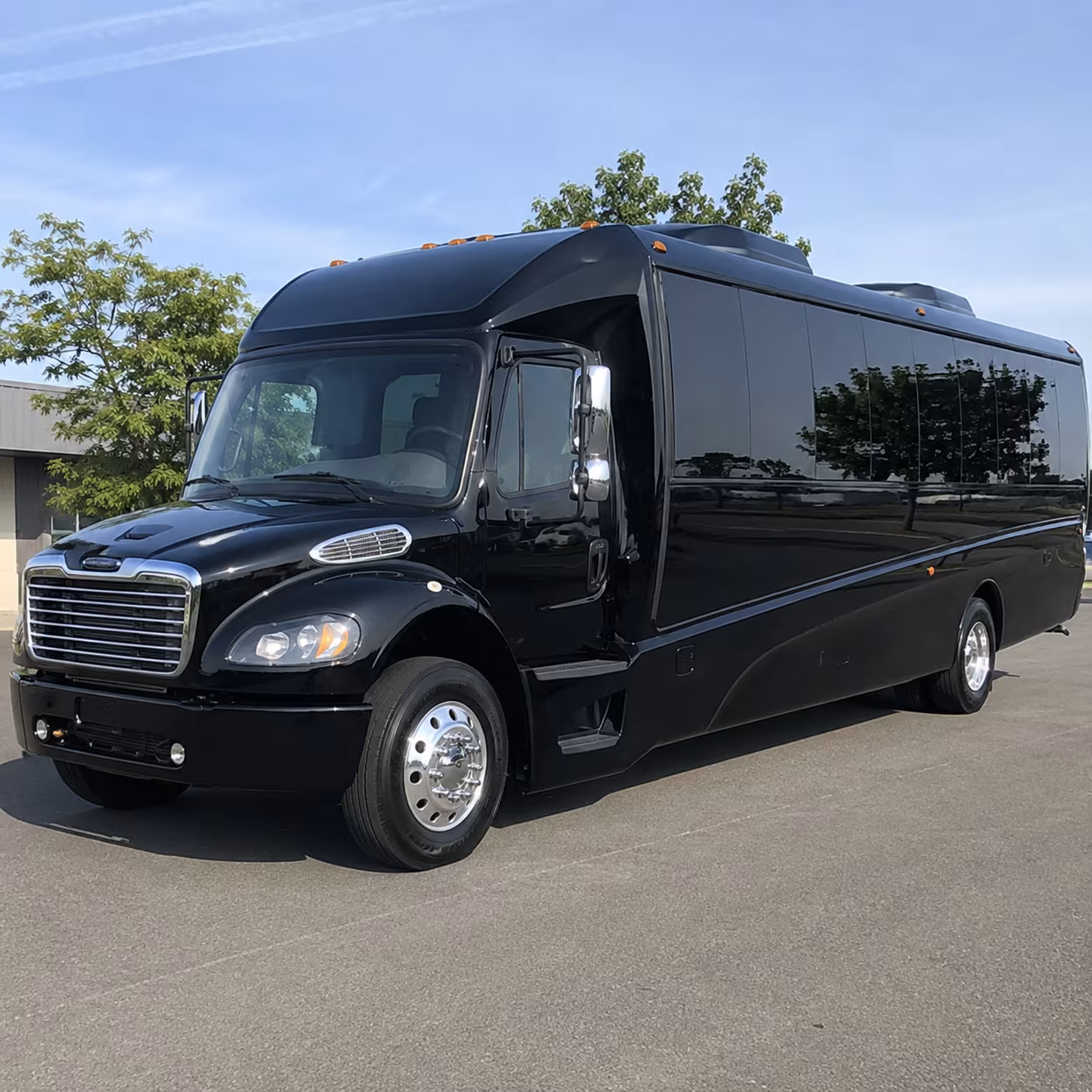Brooklyn School Event Transportation party bus exterior