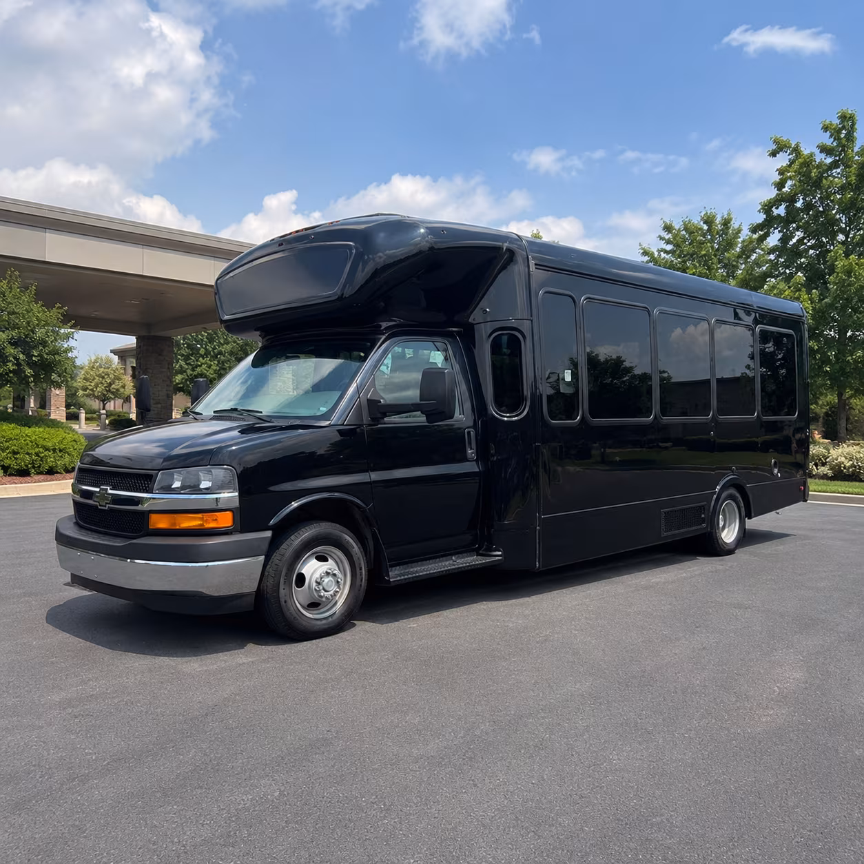 Brooklyn Sporting Event Transportation party bus exterior