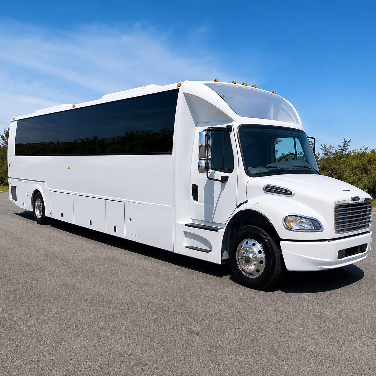 Brooklyn Sporting Event Transportation party bus interior