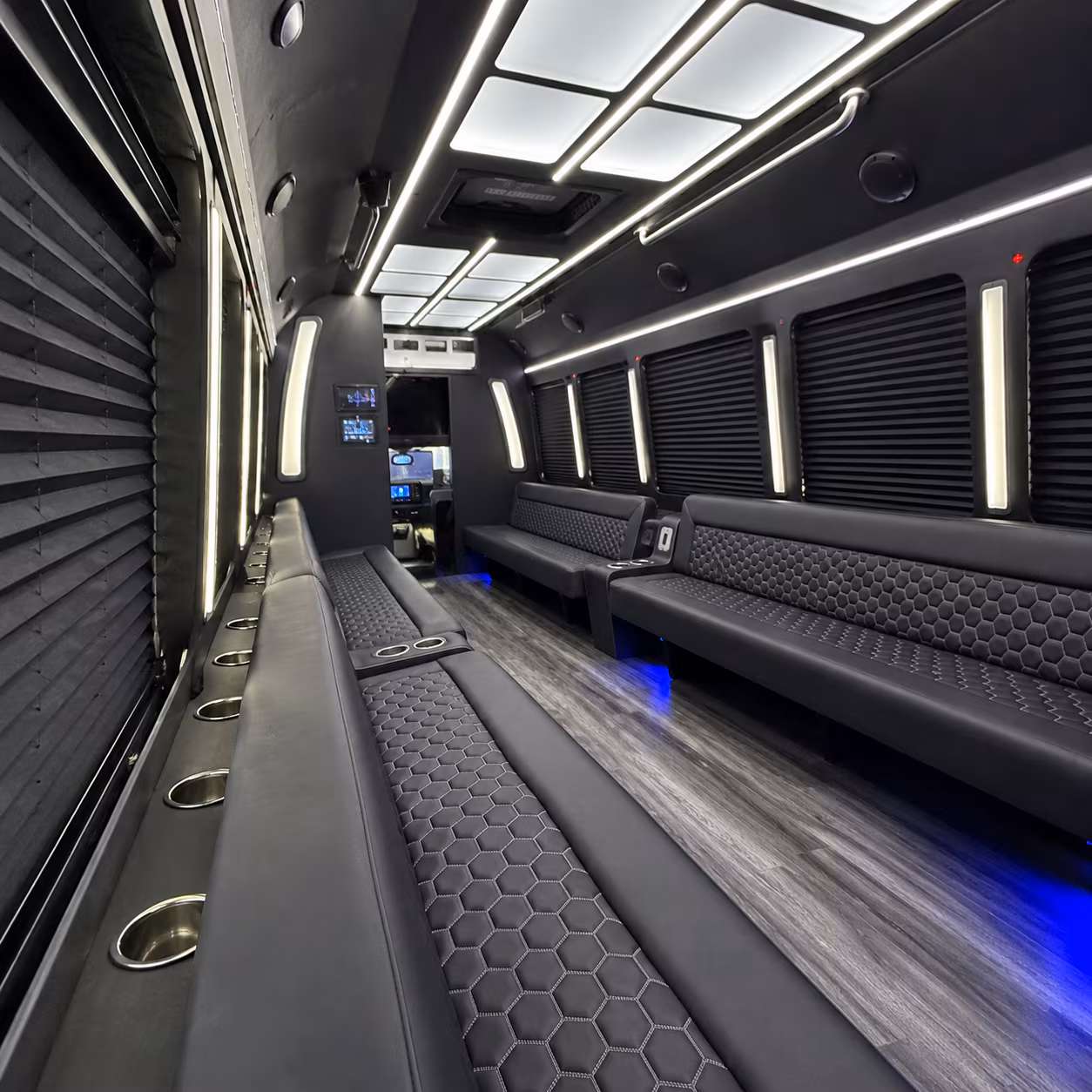 Brooklyn Wedding Transportation party bus exterior